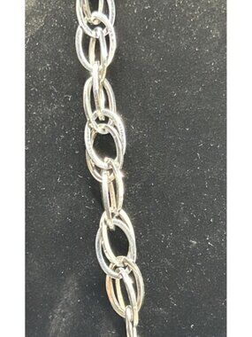 Milor Italy Stainless Steel Chain Necklace Large Links 28 Inch Long